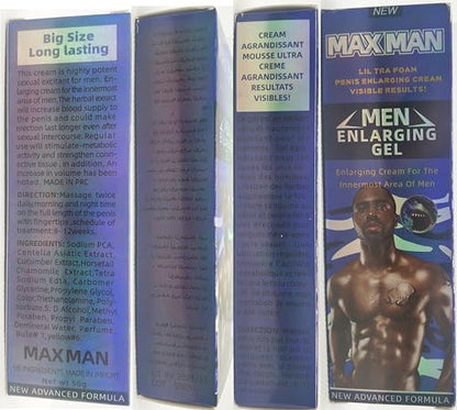 DISAAR BEAUTY Men's Massage Cream Penis Becomes Longer and Thicker Sexual Enhancement Erection Cream Men Energy Penis Growth Oil Delay Performance Boost Strength 50g