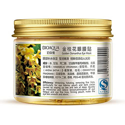 BIOAQUA Gold Osmanthus Lemon Eye Mask 80 Pcs Women Collagen Gel Protein Nourishing