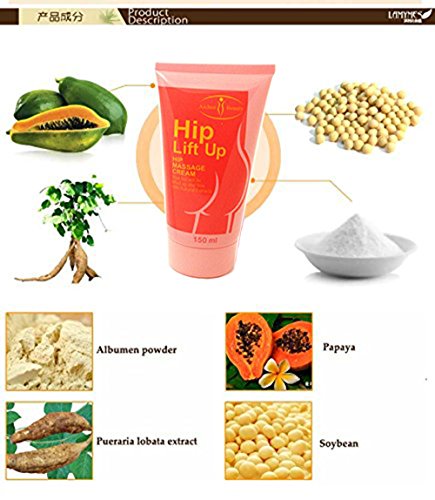 AICHUN BEAUTY Natural Herbal Extract Aichun Hip up Cream Bigger Buttock Firm Massage Cream Hip Lift Up 150ml