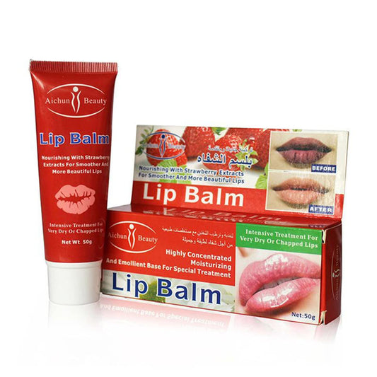 AICHUN BEAUTY Moisturizing Lip Balm Strawberry Smoother Dry Chapped Lips 50g/1.76oz