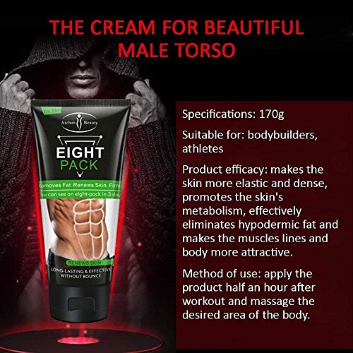 AICHUN BEAUTY Men Women Abdominal Muscle Cream Anti Cellulite Slimming Fat Burning Cream for Good Figure 170g