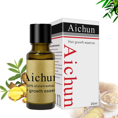 Aichun Hair Growth Essence 100% Plant Extract Hair Loss Scalp Treatments Ginger Genseng Raise Dense Hair Stop Liquid For Damaged Hair Enhance Your Overall Hair Condition 20ml