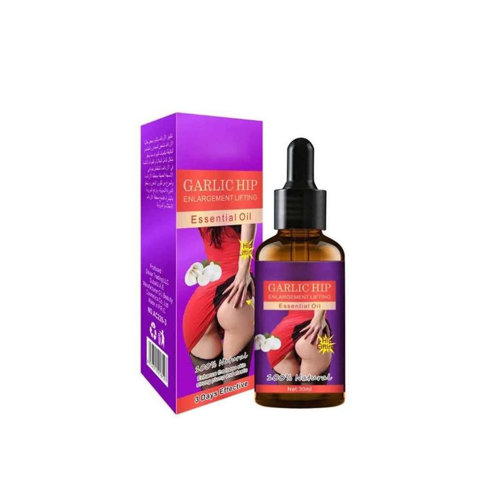 Garlic body massage oil