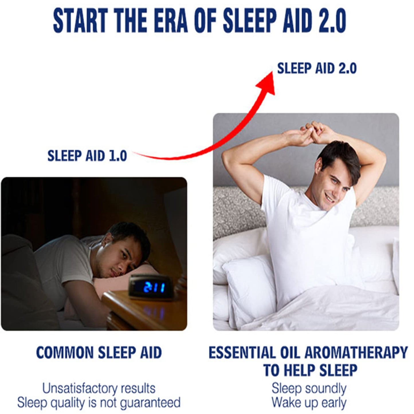 AICHUN BEAUTY Improve Good Sleep Ultra Premium Compound Essential Oil Promote a Desire to Sleep Relax Calm Nerves 30ml/1.0fl.oz