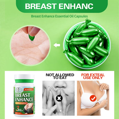 AICHUN BEAUTY Breast Enhance Essential Oil Capsules 3days Effect Deeply Nourishes Improves Lifts Plumps Breasts 400mgx90pcs