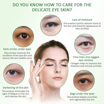 AICHUN BEAUTY Dark Eye Circles Wrinkles Cream Natural Moisturizing Aloe Vera 30g