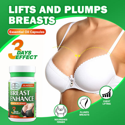 AICHUN BEAUTY Breast Enhance Essential Oil Capsules 3days Effect Deeply Nourishes Improves Lifts Plumps Breasts 400mgx90pcs
